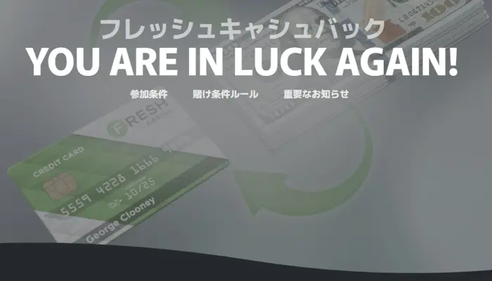 キャッシュバックがあるから安心