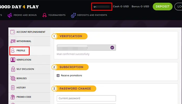 グッドデイフォープレイ入金不要ボーナスプロフィール